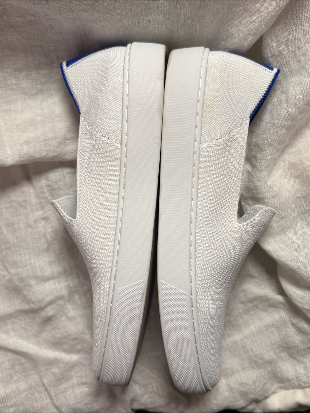 Rothy's EUC White Slip-On Sneakers - Picture 9 of 12